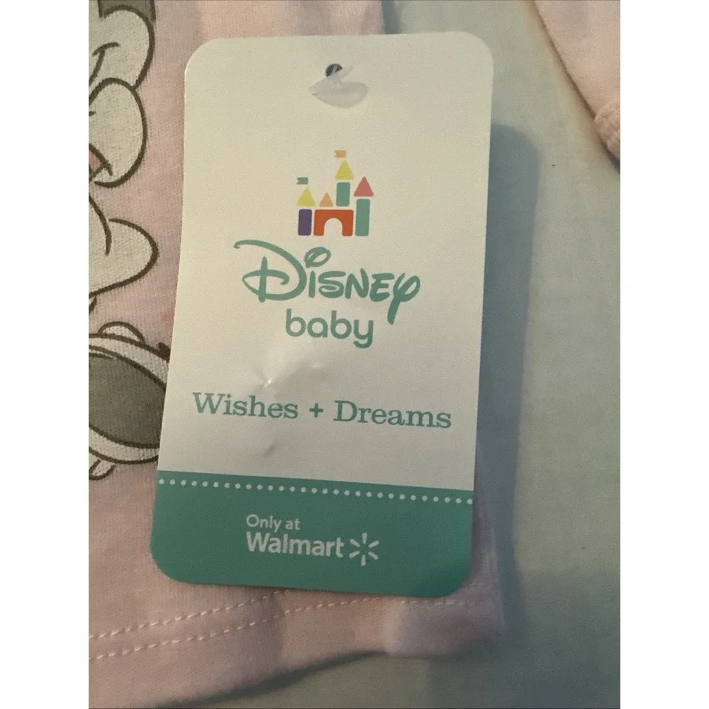 Disney Baby White and Pink Minnie  Set with Hat Girls Size 6-9 Months
